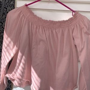 off the shoulder crop top